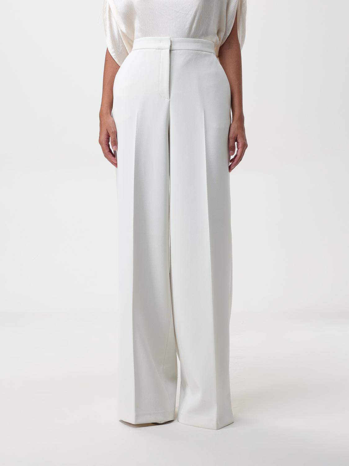 PINKO PANTALONI: Pantalone Pergamino Pinko in viscosa , Bianco - Img 1