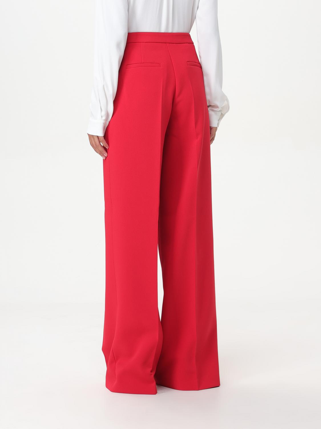 PINKO PANTALONI: Pantalone Pergamino Pinko in viscosa , Rosso - Img 2
