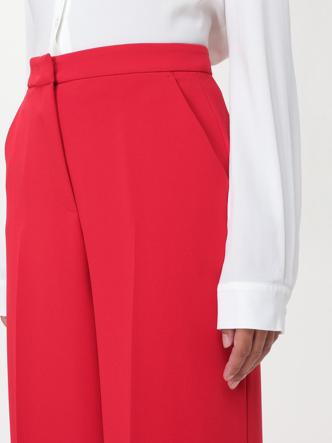 PINKO PANTALONI: Pantalone Pergamino Pinko in viscosa , Rosso - Img 3