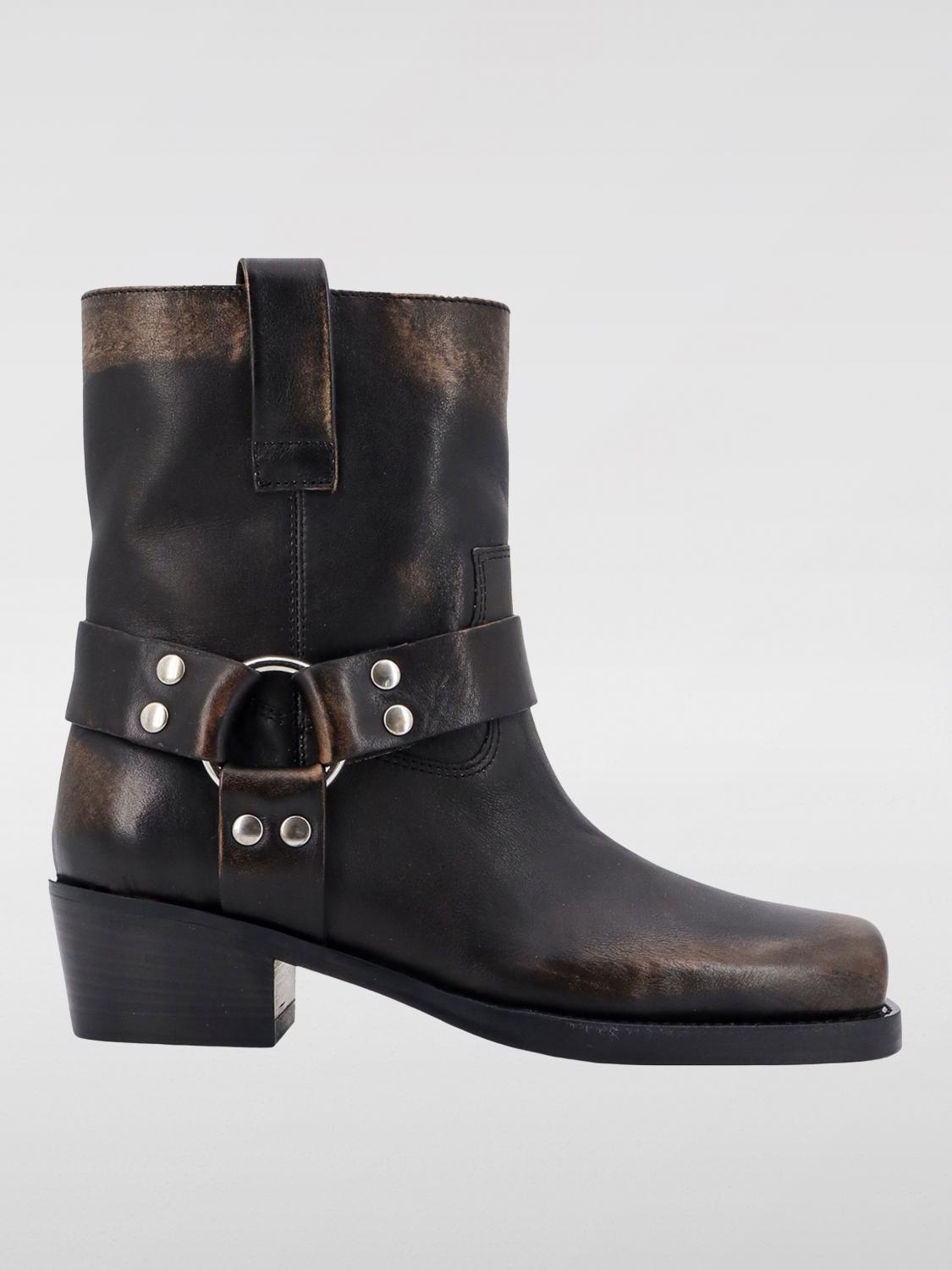 PARIS TEXAS BOTINES PLANOS: Botas mujer Paris Texas, Negro - Img 1