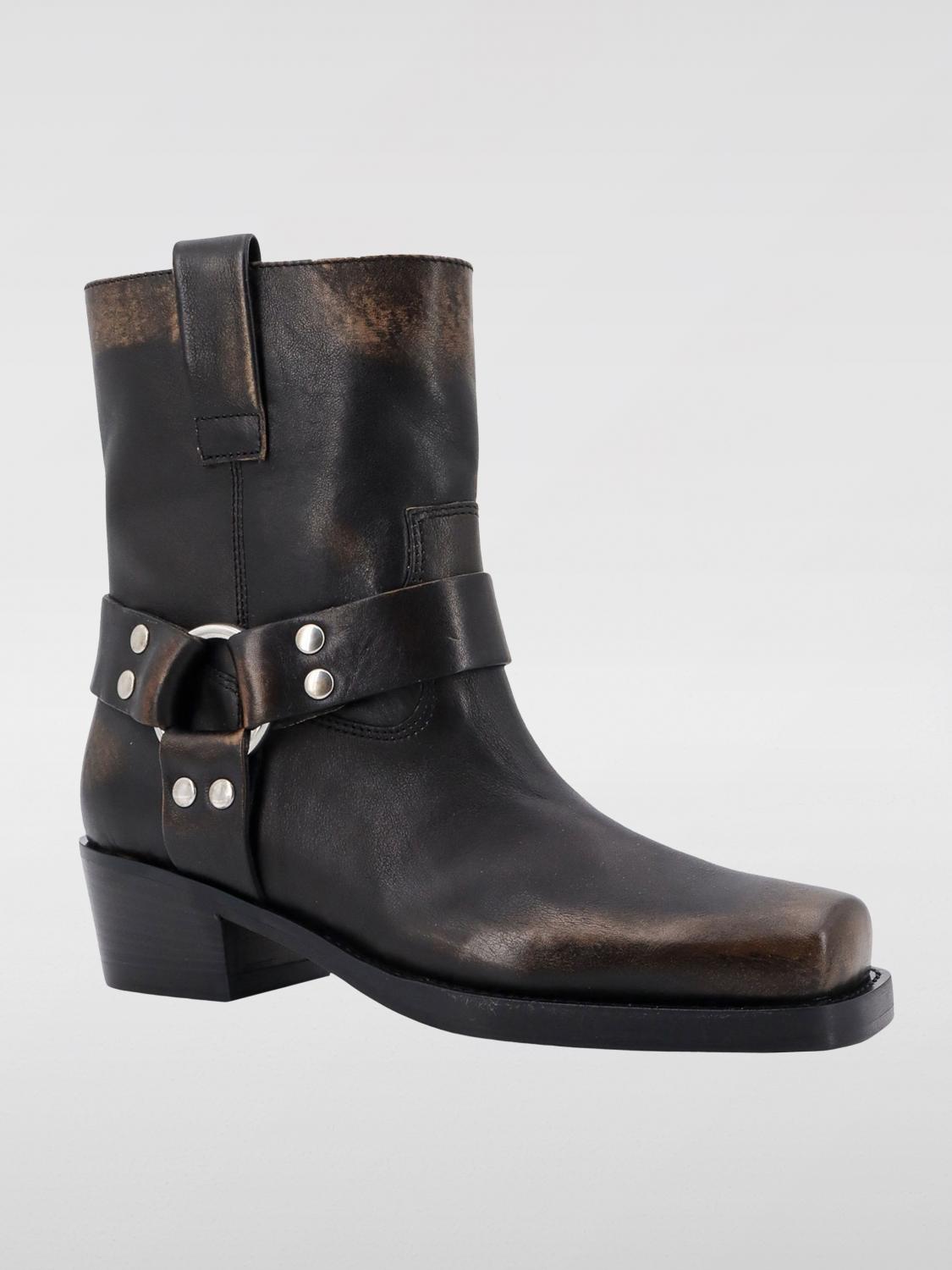 PARIS TEXAS BOTINES PLANOS: Botas mujer Paris Texas, Negro - Img 2