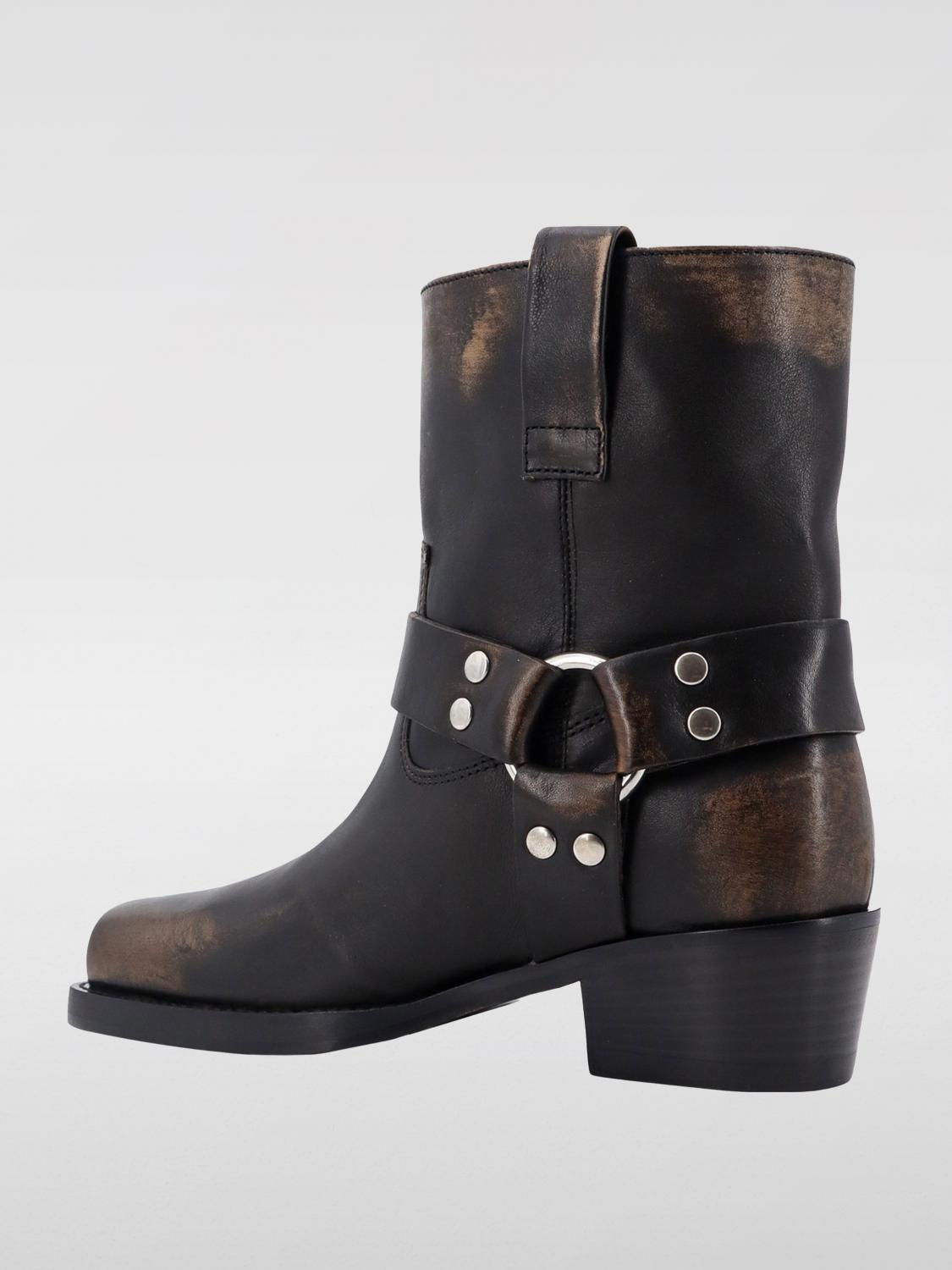PARIS TEXAS BOTINES PLANOS: Botas mujer Paris Texas, Negro - Img 3