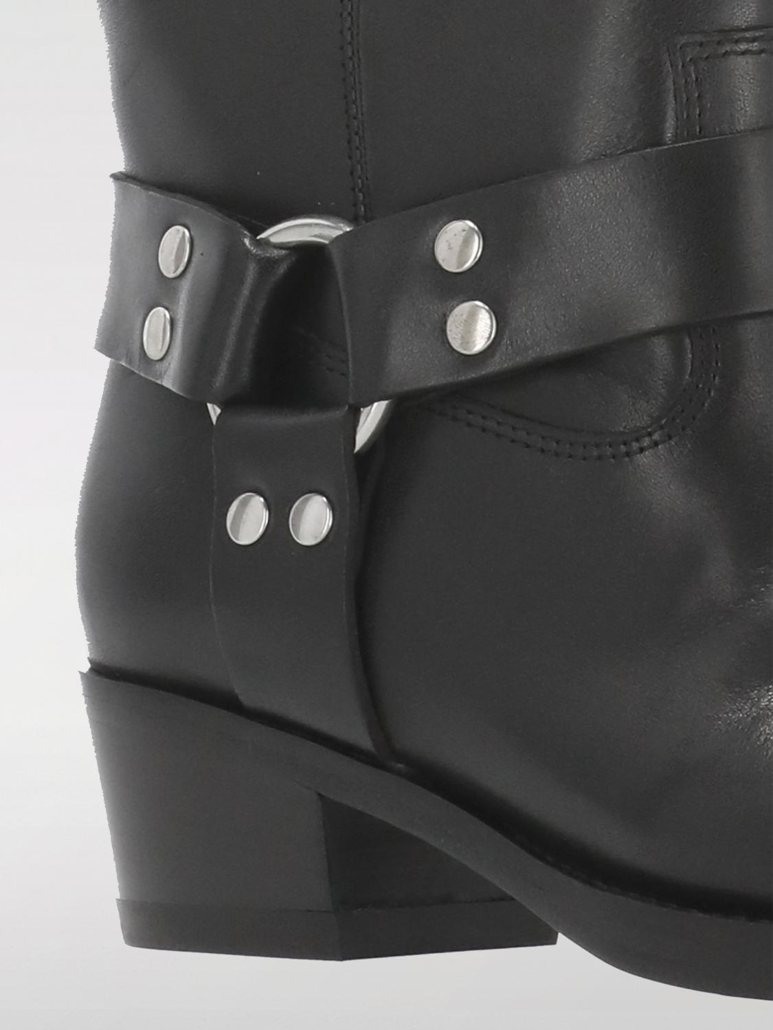 PARIS TEXAS STIVALETTI: Stivaletto Paris Texas in pelle used , Nero 1 - Img 4