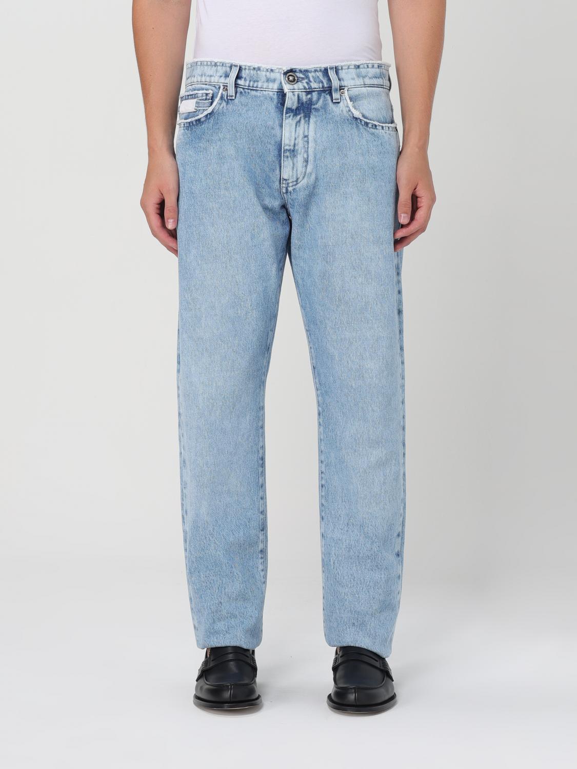 VERSACE JEANS: Jeans hombre Versace, Azul Oscuro - Img 1