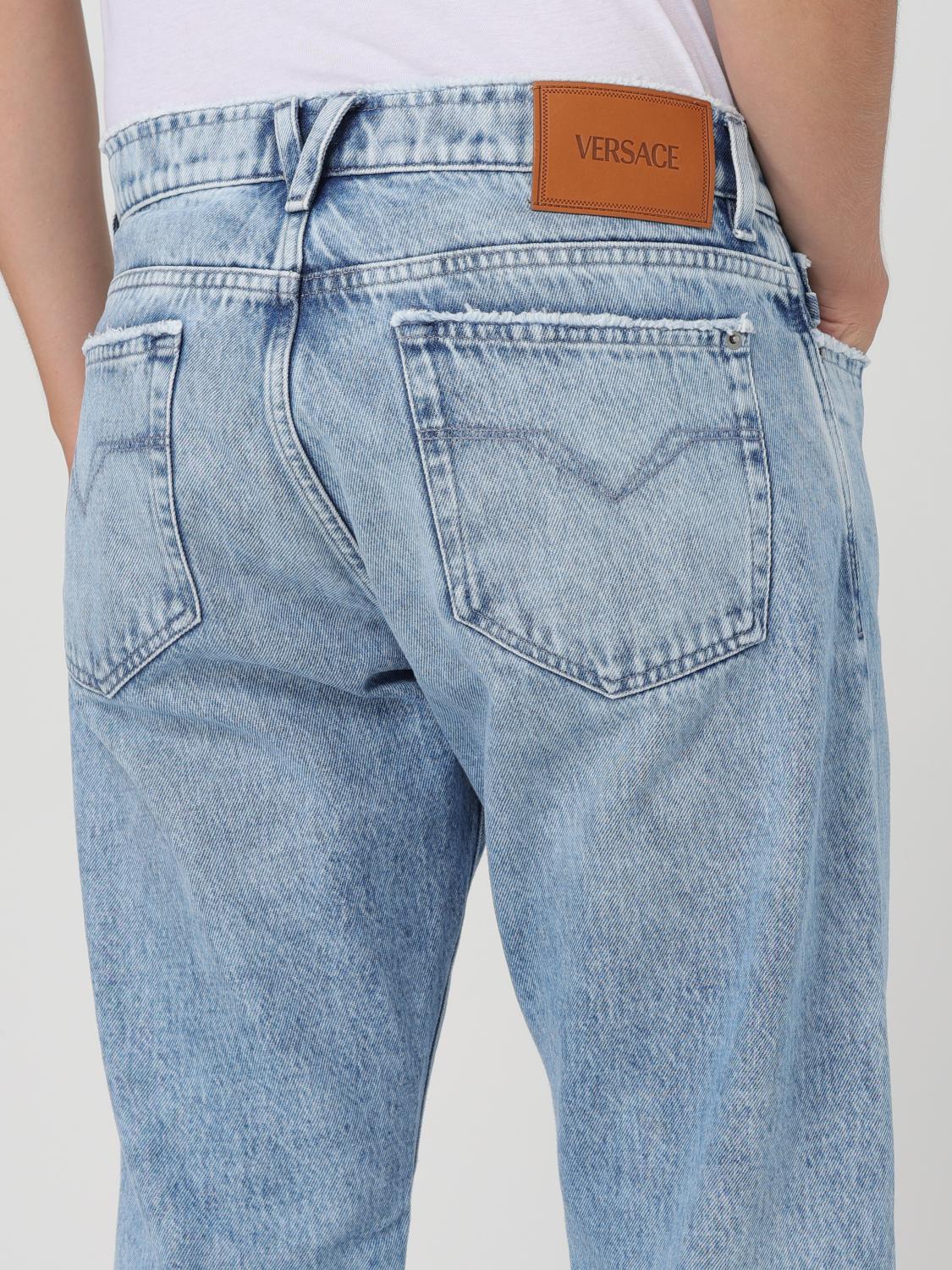 VERSACE JEANS: Jeans hombre Versace, Azul Oscuro - Img 4