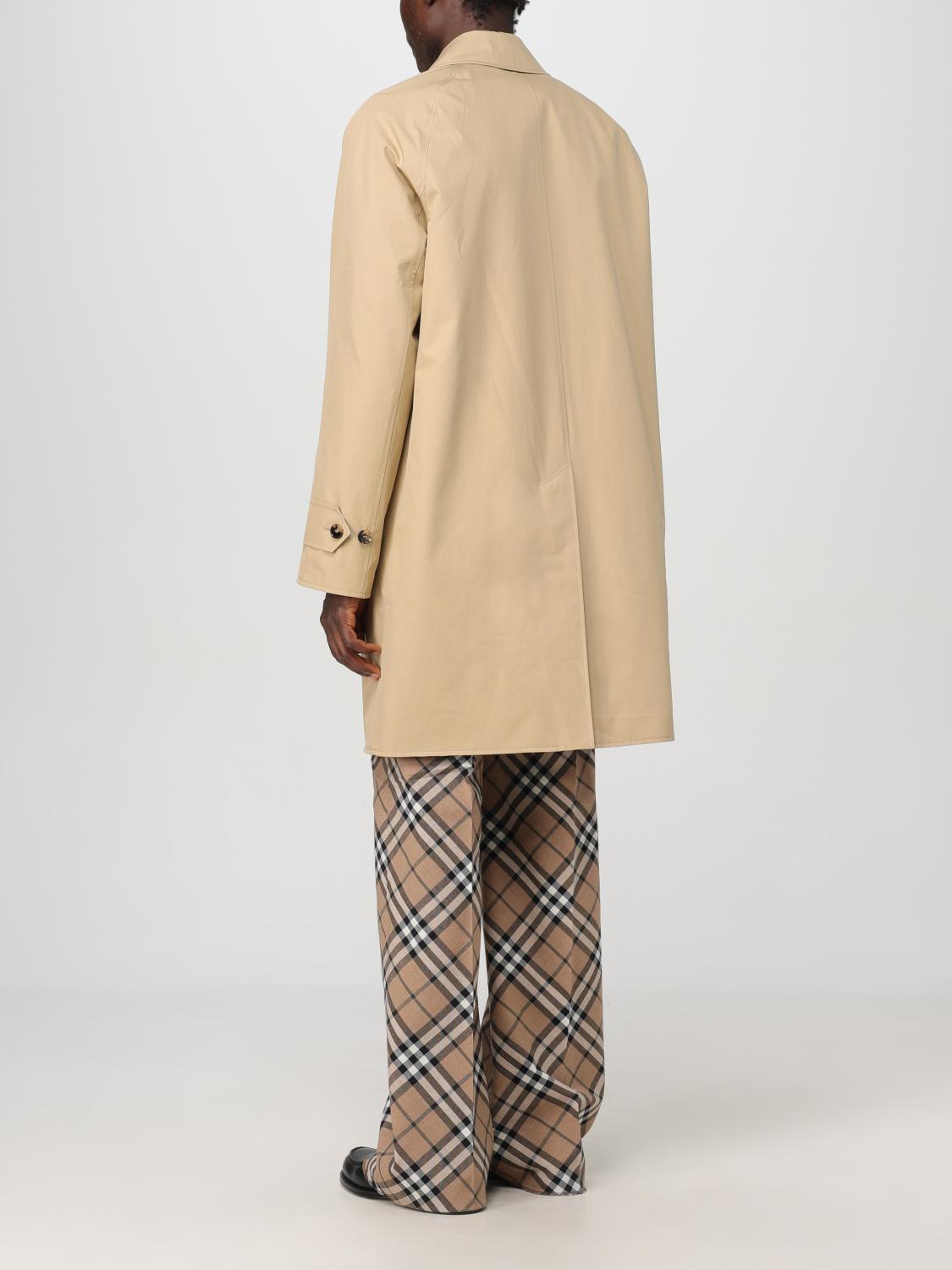 Burberry トレンチコート メンズ - ベージュ | 8091071 | GIGLIO.COM