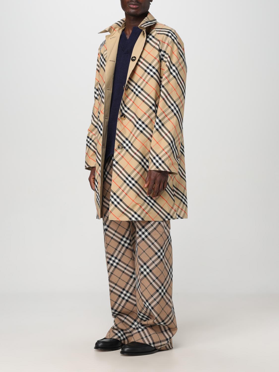 Burberry トレンチコート メンズ - ベージュ | 8091071 | GIGLIO.COM