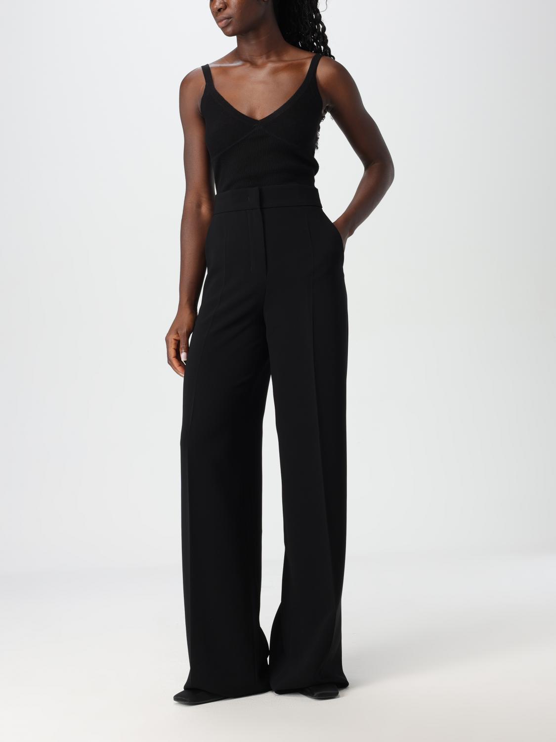 MAX MARA TOP: Top Max Mara in seta e cashmere, Nero - Img 2