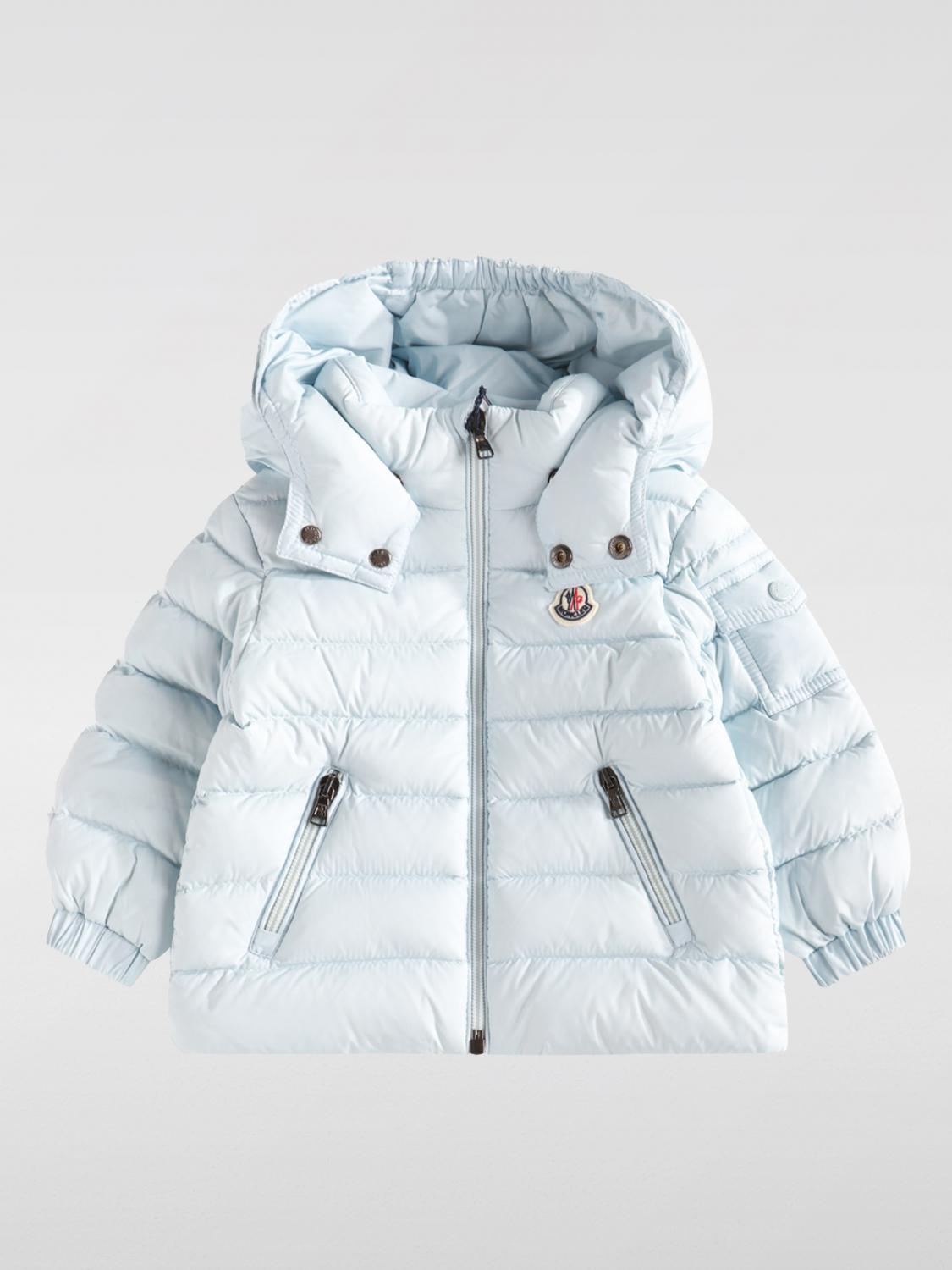 MONCLER GIACCA: Piumino con cappuccio Moncler, Blue - Img 1