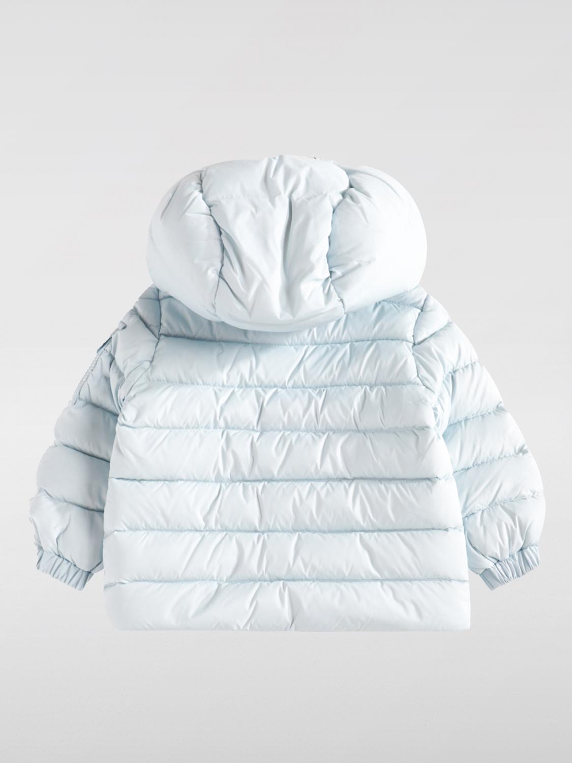 MONCLER GIACCA: Piumino con cappuccio Moncler, Blue - Img 2