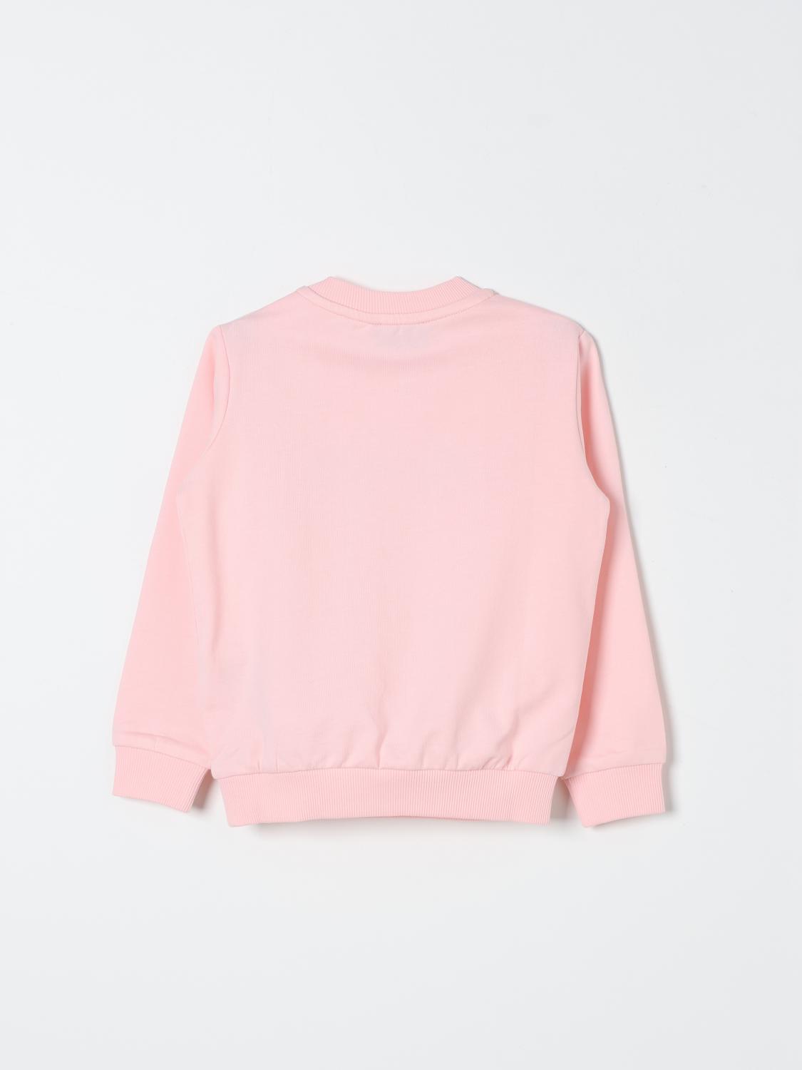 MOSCHINO MAGLIA: Felpa in cotone Teddy Moschino, Rosa - Img 2