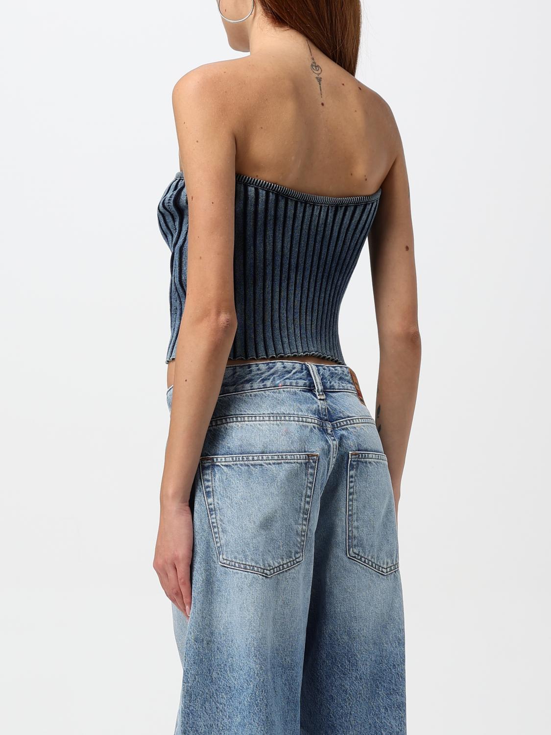 Diesel トップス レディース - デニム | A057700HEAS | GIGLIO.COM