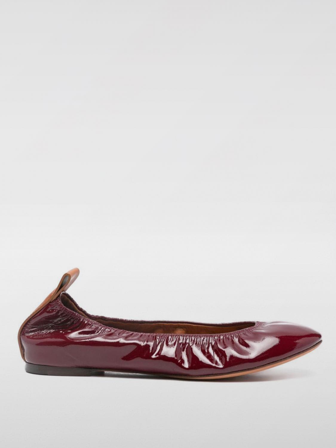 LANVIN BALLET FLATS: Shoes woman Lanvin, Burgundy - Img 1