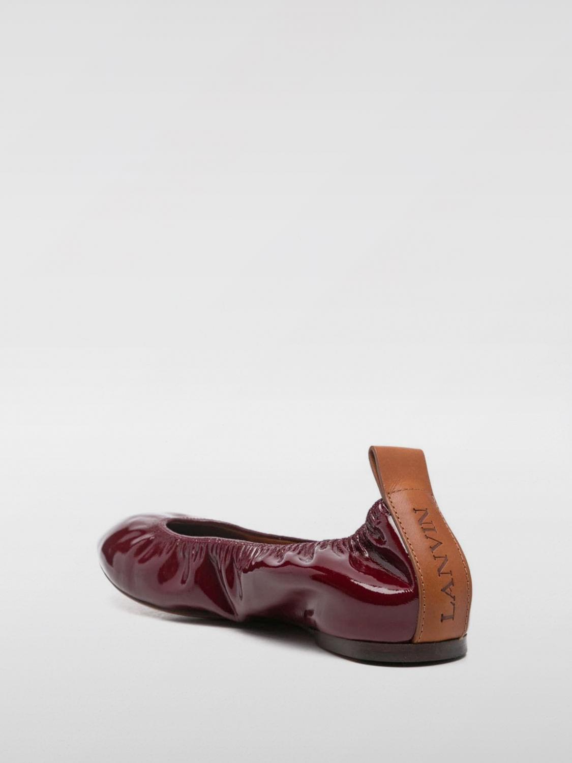 LANVIN BALLET FLATS: Shoes woman Lanvin, Burgundy - Img 3