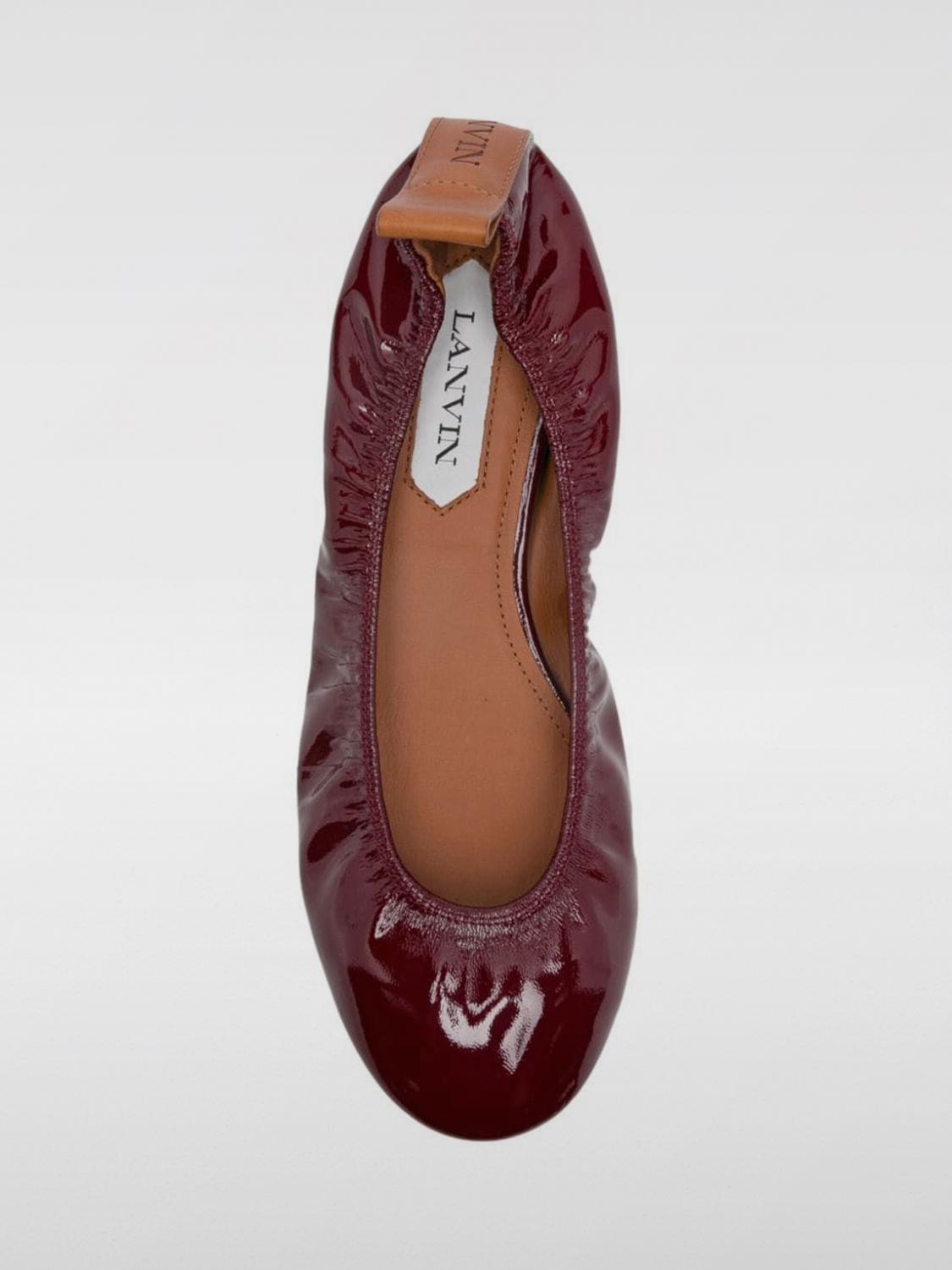 LANVIN BALLET FLATS: Shoes woman Lanvin, Burgundy - Img 4