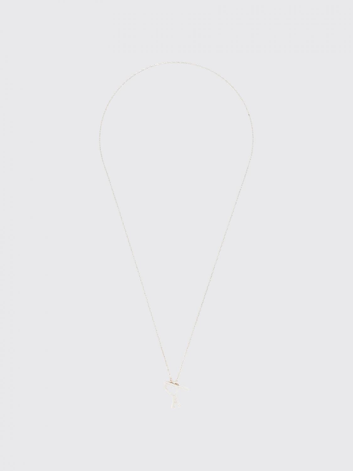 AMI PARIS GIOIELLO: Collana Ami De Coeur Ami Paris in ottone , Silver - Img 1