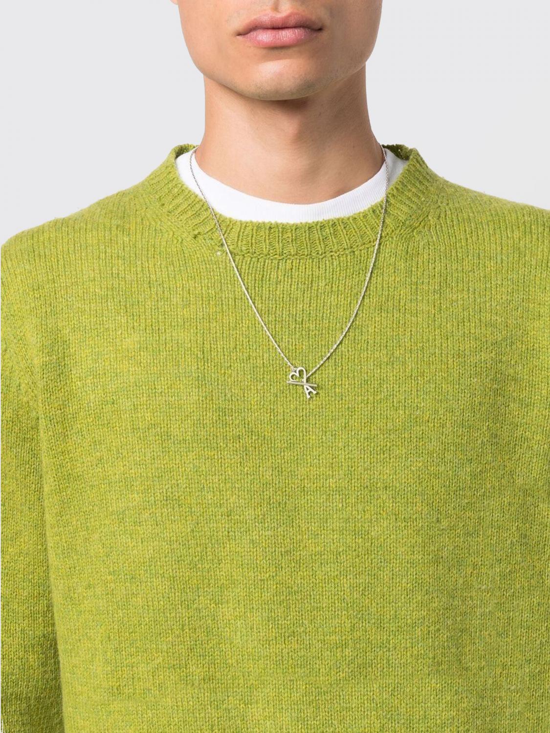 AMI PARIS GIOIELLO: Collana Ami De Coeur Ami Paris in ottone , Silver - Img 2