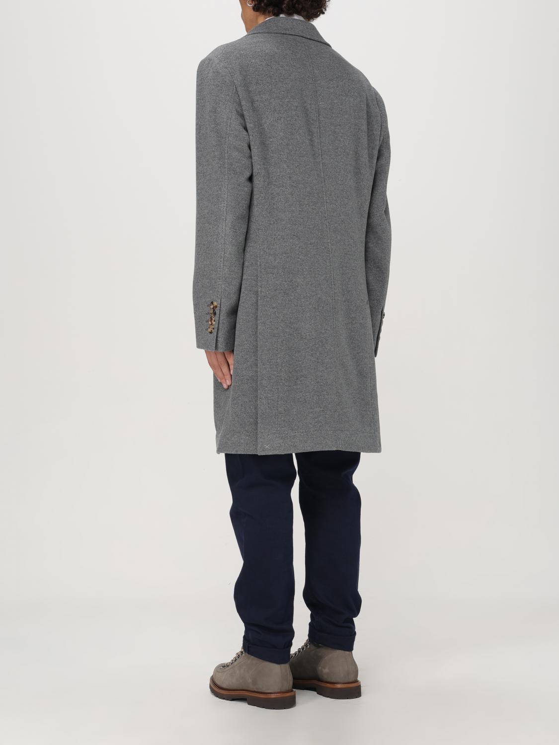 BRUNELLO CUCINELLI CAPPOTTO: Cappotto Brunello Cucinelli in cashmere , Grigio - Img 3