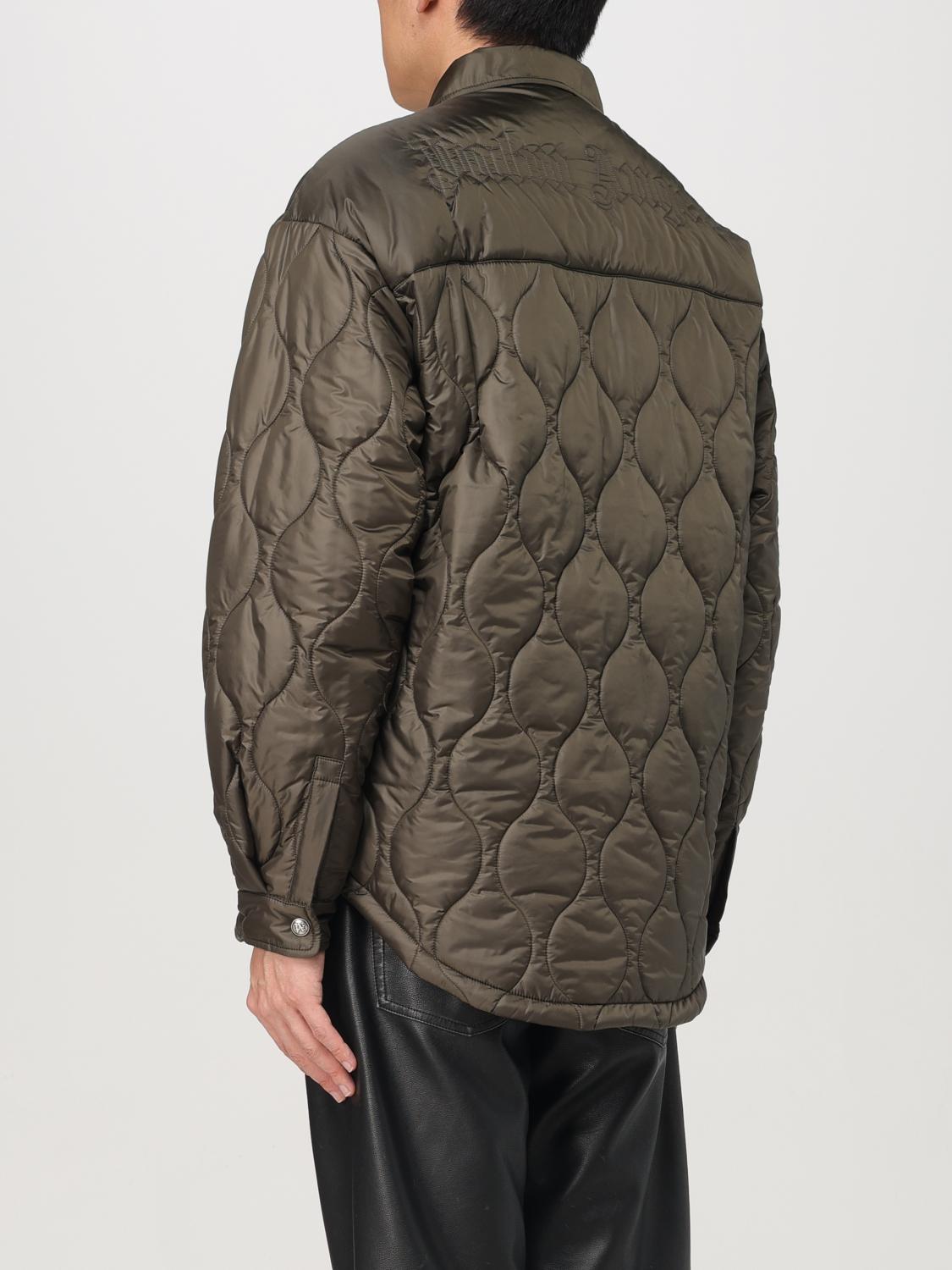 PALM ANGELS JACKET: Palm Angels quilted nylon jacket, Green - Img 3