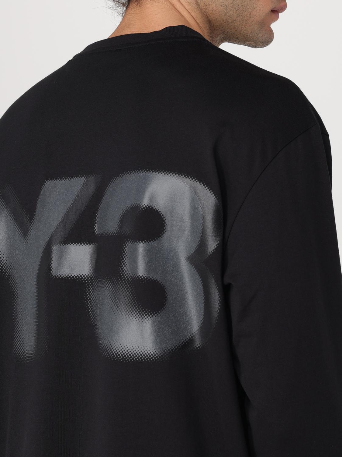 Y-3 T恤: T恤 男士 Y-3, 黑色 - Img 4