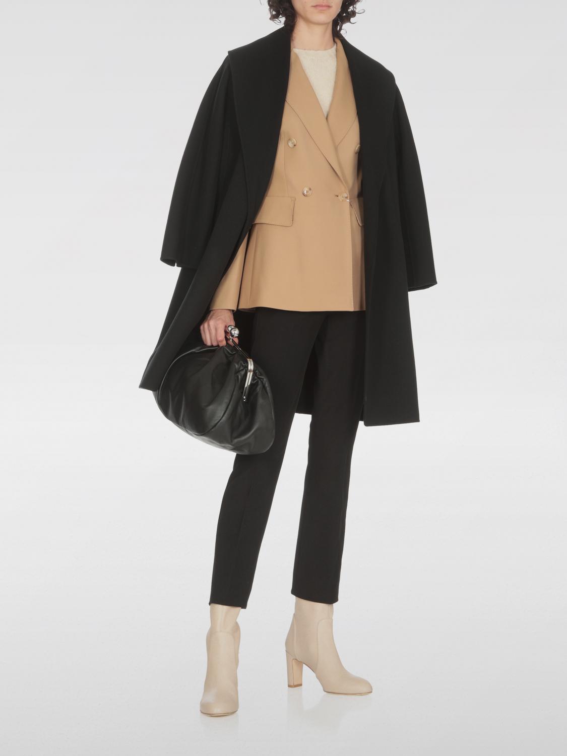 MAX MARA ABRIGO: Sobretodo mujer Max Mara, Negro - Img 2