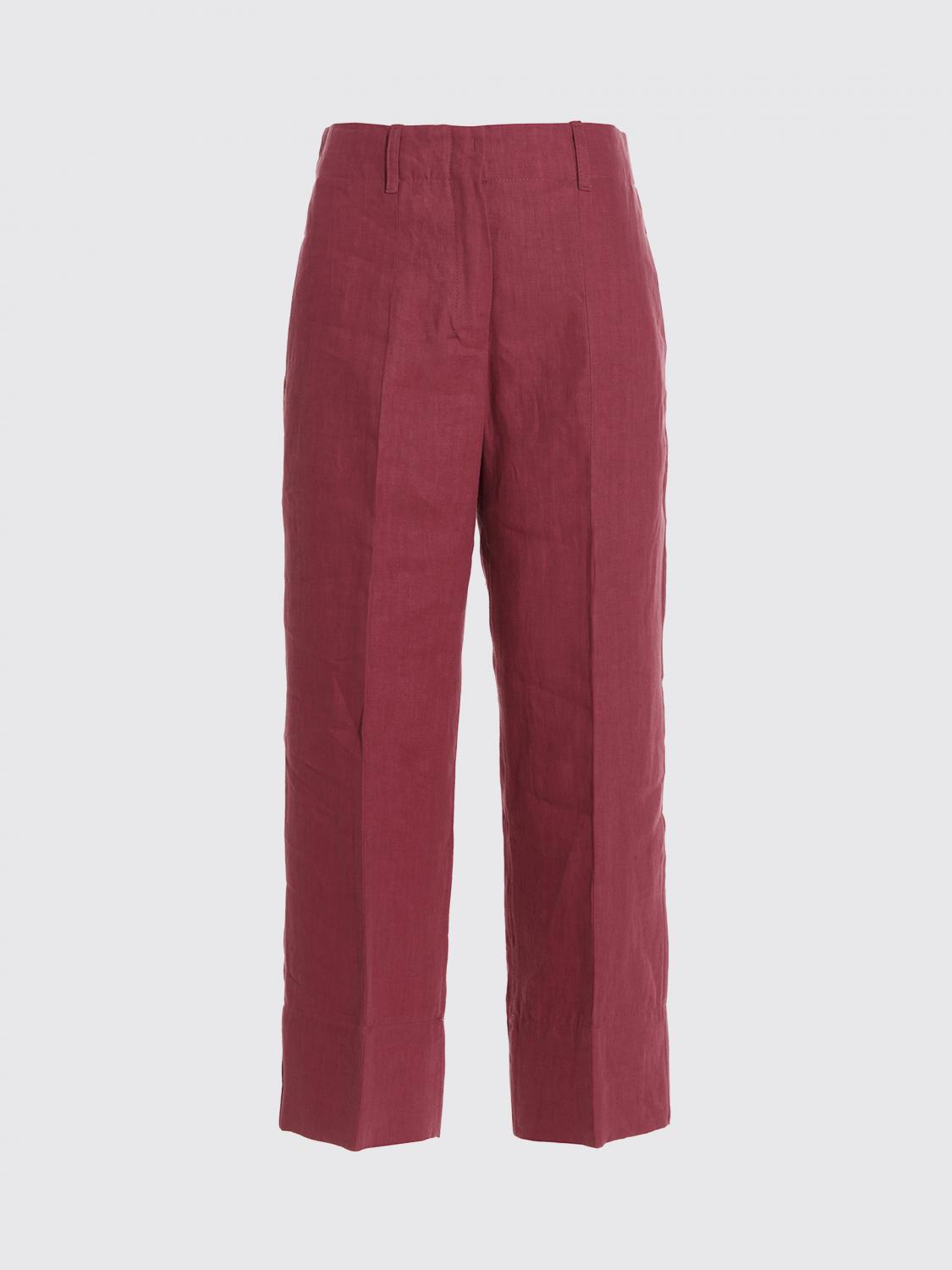 MAX MARA T-SHIRTS: T-shirt basic in viscosa Max Mara, Fuxia - Img 1
