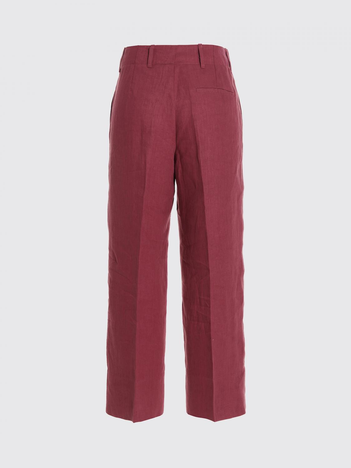 MAX MARA T-SHIRTS: T-shirt basic in viscosa Max Mara, Fuxia - Img 2