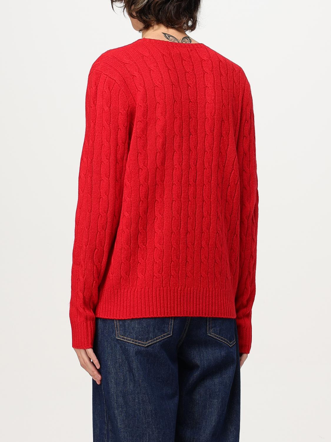 POLO RALPH LAUREN SWEATER: Sweater woman Polo Ralph Lauren, Coral - Img 2