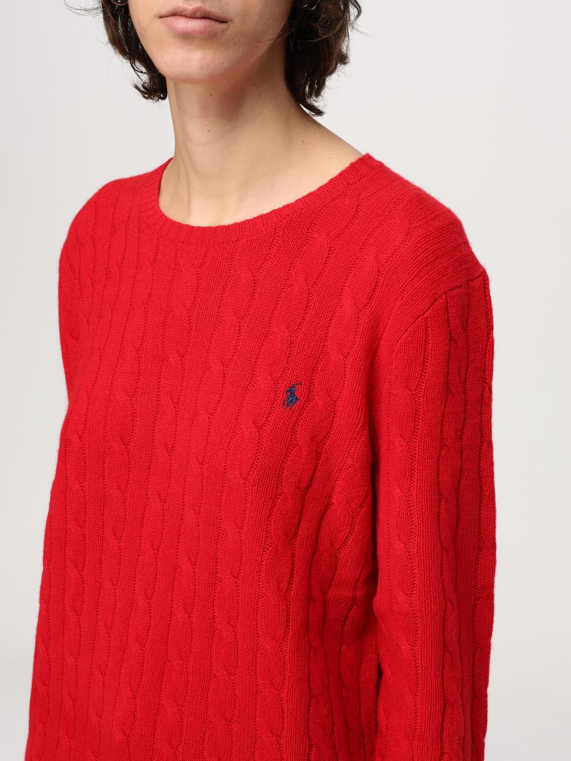 POLO RALPH LAUREN SWEATER: Sweater woman Polo Ralph Lauren, Coral - Img 3