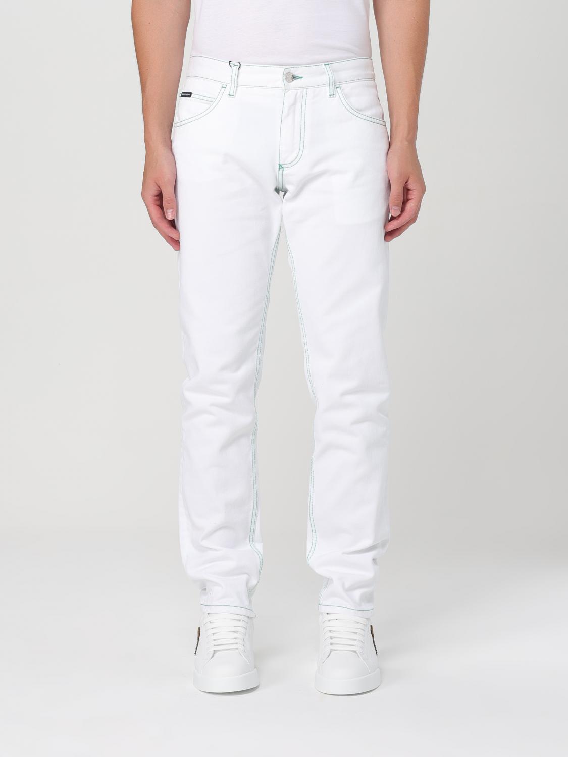 Dolce & Gabbana Jeans men - White | GYJCCDG8KW4 | GIGLIO.COM