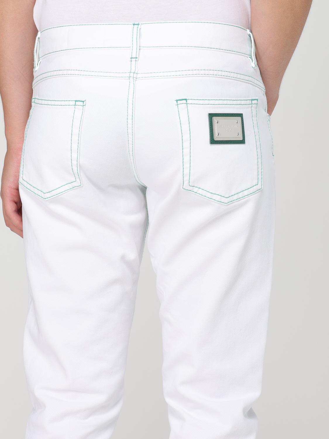 Dolce & Gabbana Jeans men - White | GYJCCDG8KW4 | GIGLIO.COM