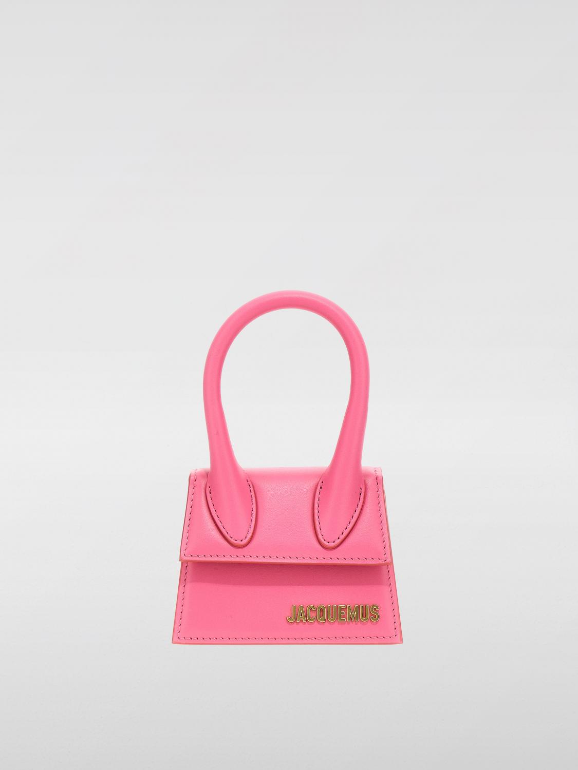 JACQUEMUS BORSA MINI: Borsa Le Chiquito Jacquemus in pelle , Rosa - Img 1