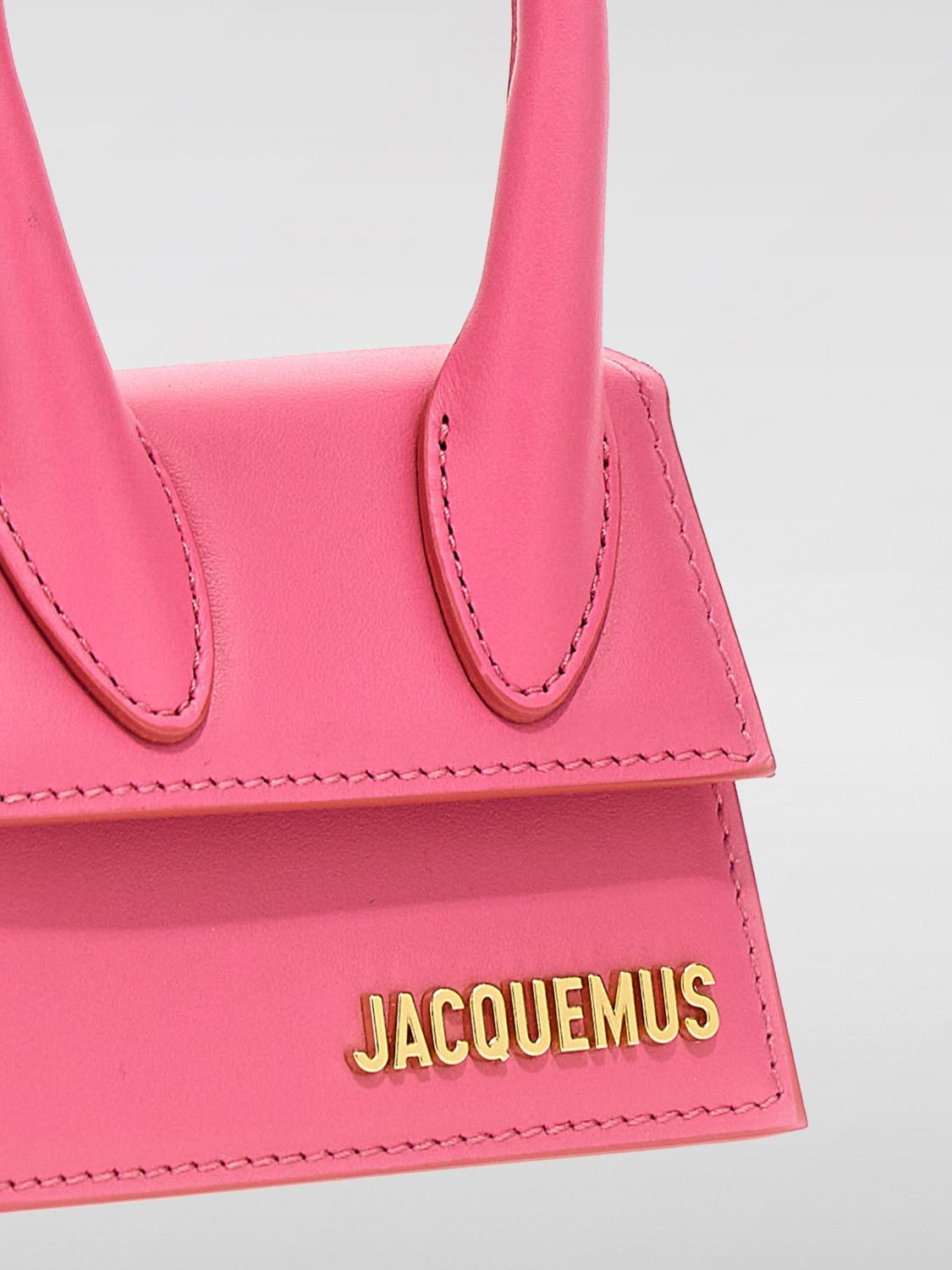JACQUEMUS BORSA MINI: Borsa Le Chiquito Jacquemus in pelle , Rosa - Img 3