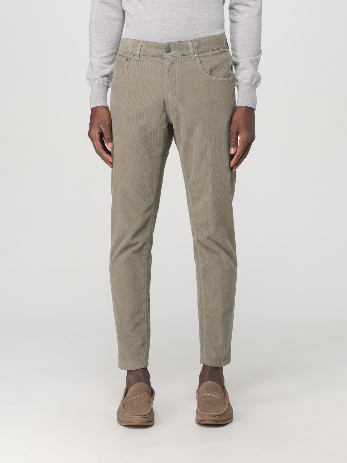DONDUP PANTS: Pants men Dondup, Green - Img 1