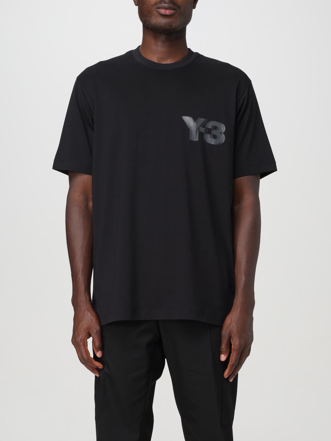 Y-3: T-shirt men - Black | Y-3 t-shirt JE9282 online at GIGLIO.COM