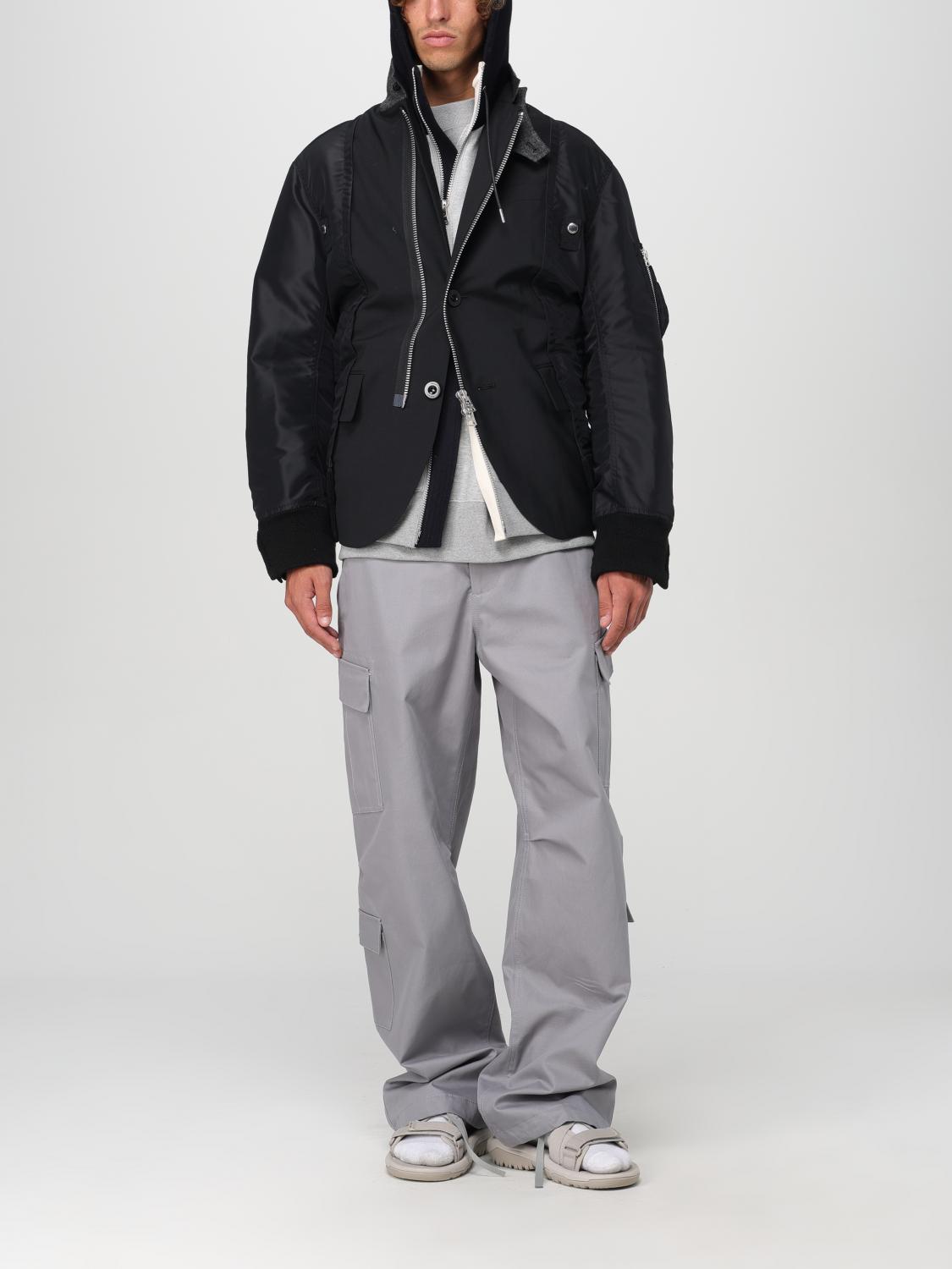 Sacai ジャケット メンズ - ブラック | 2403419M | GIGLIO.COM