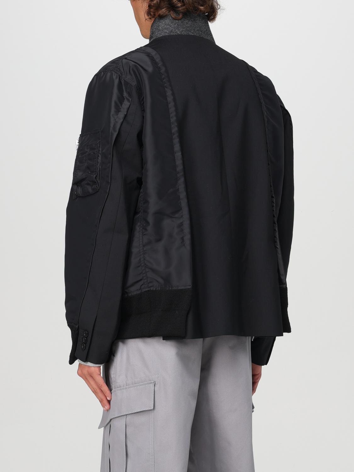 Sacai ジャケット メンズ - ブラック | 2403419M | GIGLIO.COM