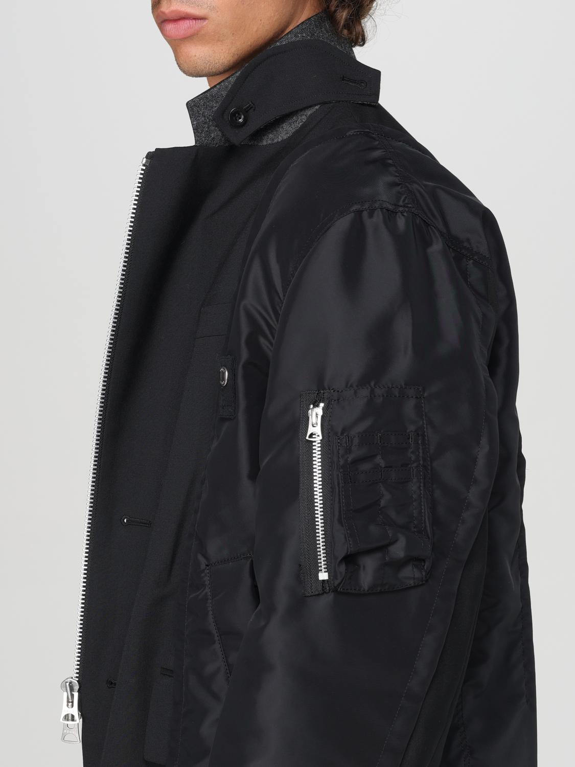 Sacai ジャケット メンズ - ブラック | 2403419M | GIGLIO.COM