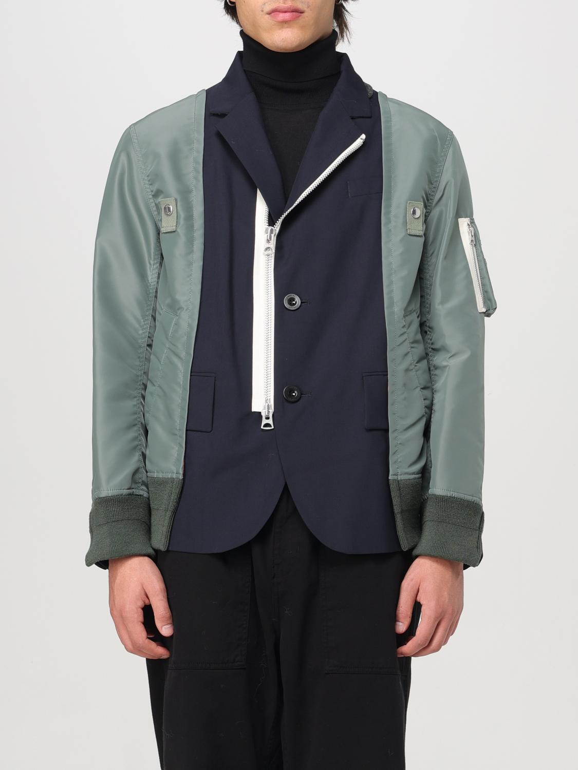 SACAI JACKET: Jacket men Sacai, Blue - Img 1