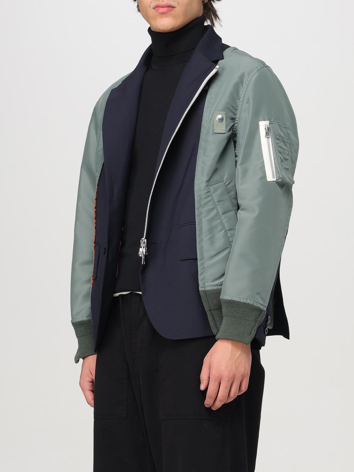 SACAI JACKET: Jacket men Sacai, Blue - Img 4