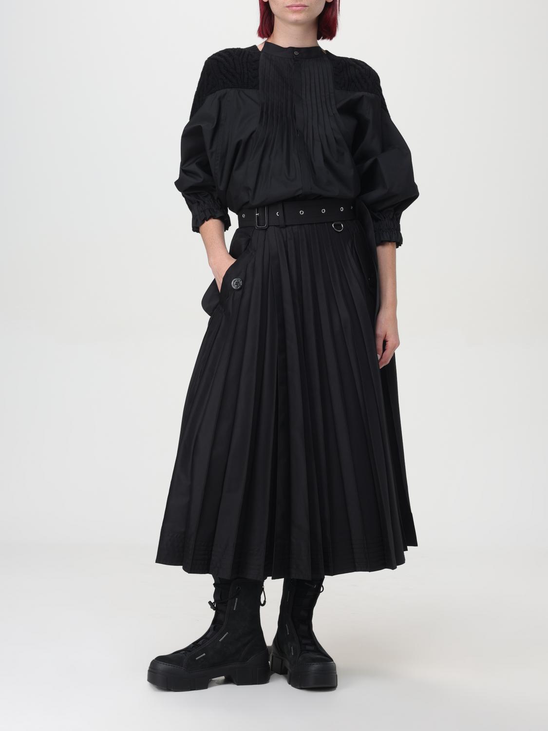 Sacai スカート レディース - ブラック | SCW214 | GIGLIO.COM
