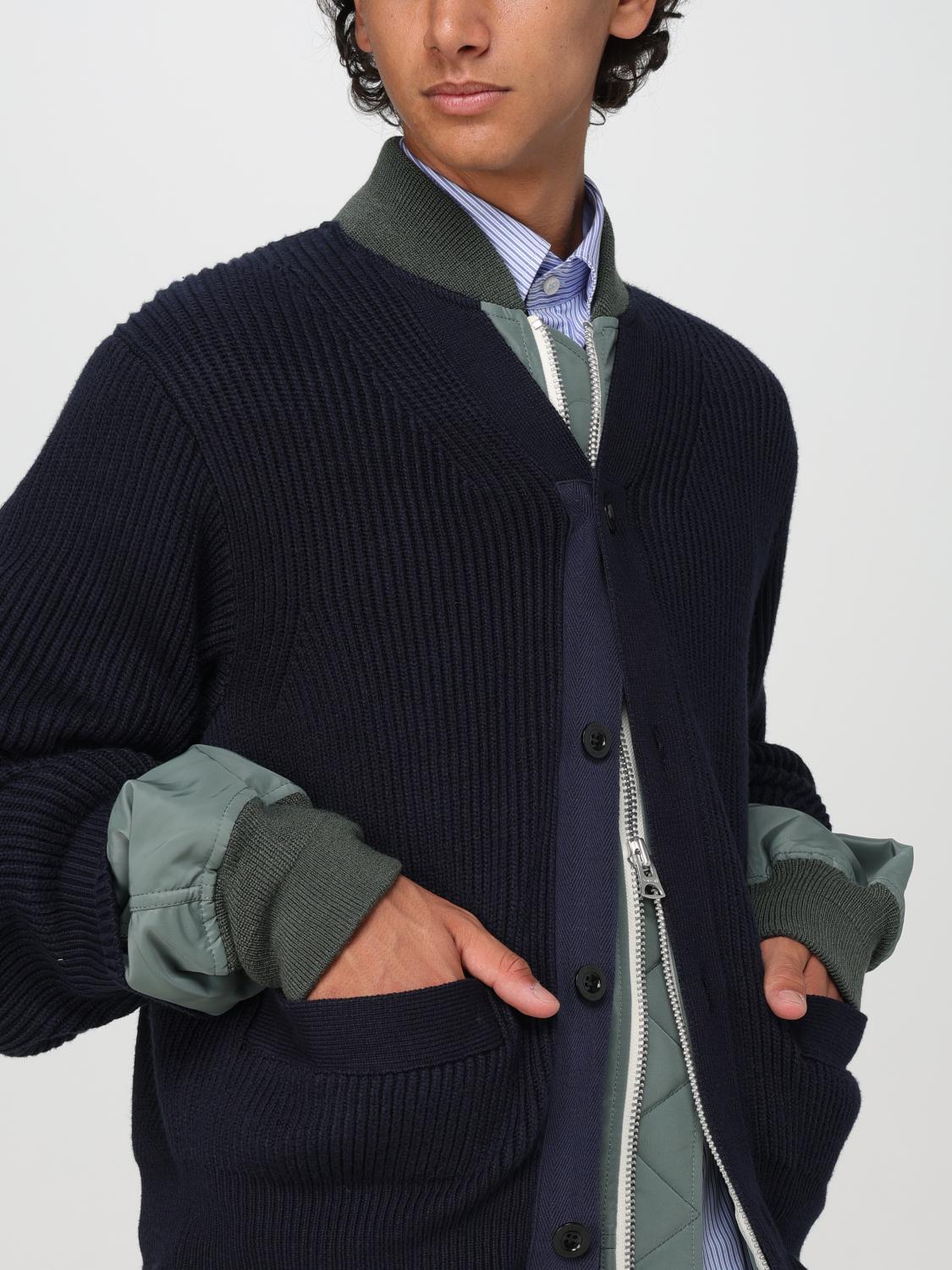 Sacai カーディガン メンズ - ブルー | 2403452M | GIGLIO.COM