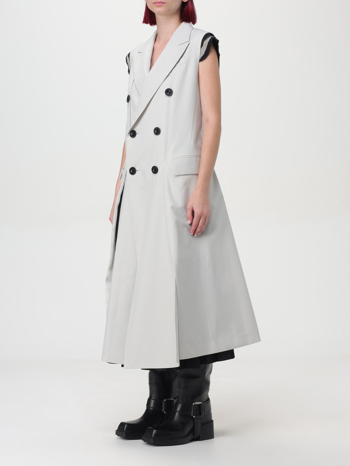 SACAI GABARDINA: Jersey mujer Sacai, Beige - Img 3