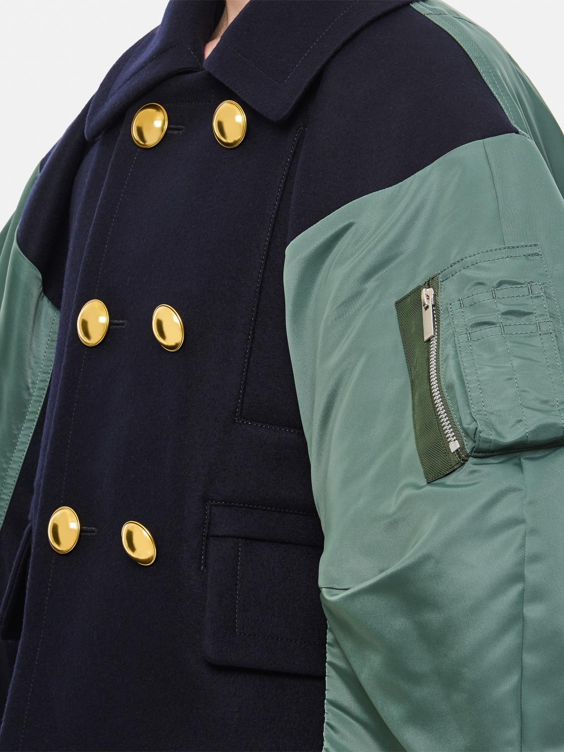SACAI ジャケット: コート レディース Sacai, ブルー - Img 4