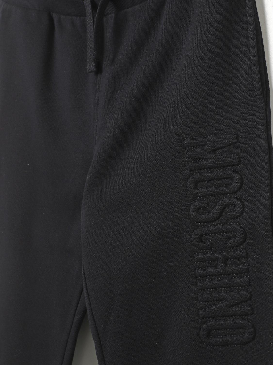 MOSCHINO PANTS: Pants kids Moschino, Black - Img 3