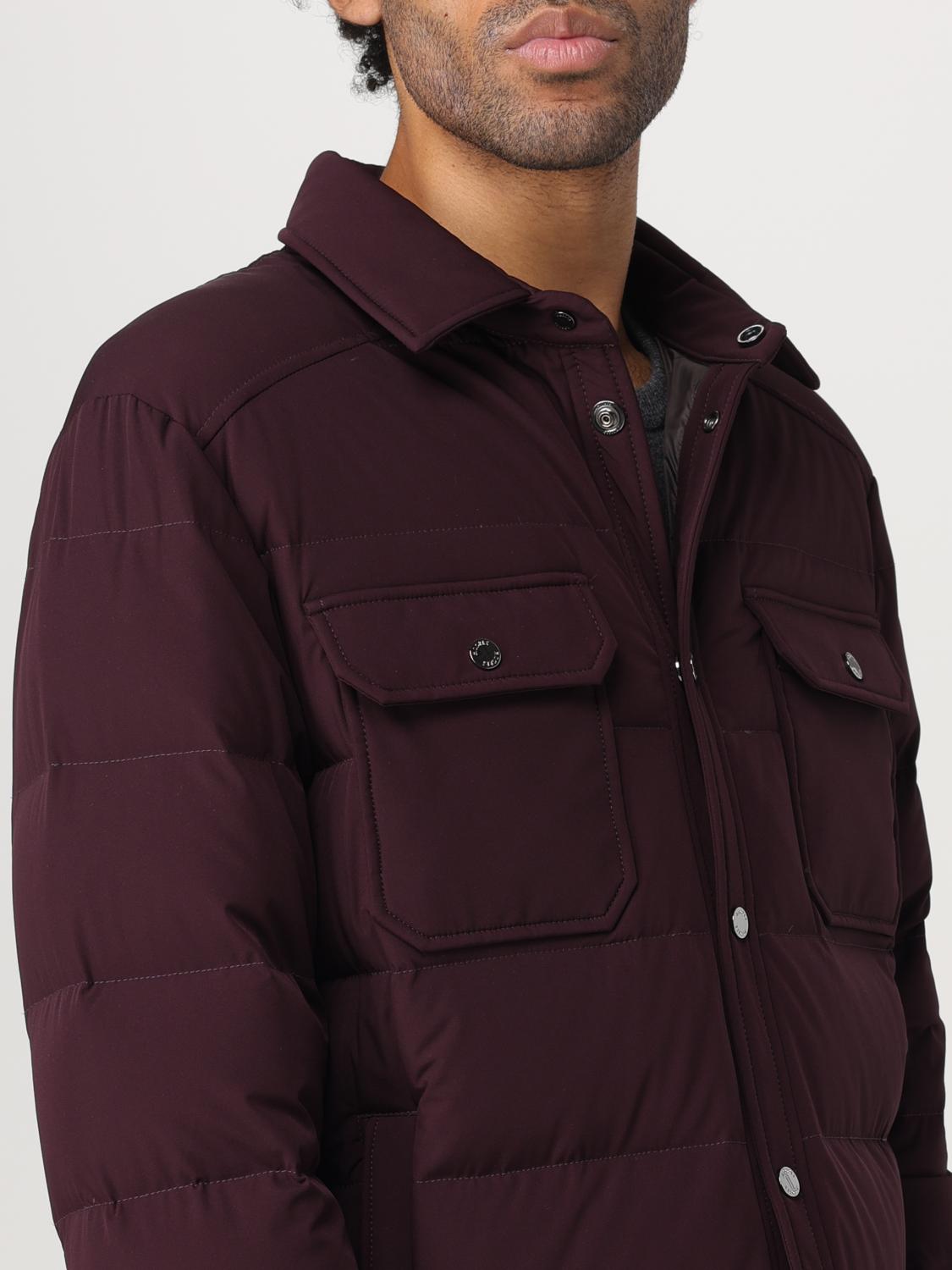 MOORER JACKET: Jacket men Moorer, Burgundy - Img 4