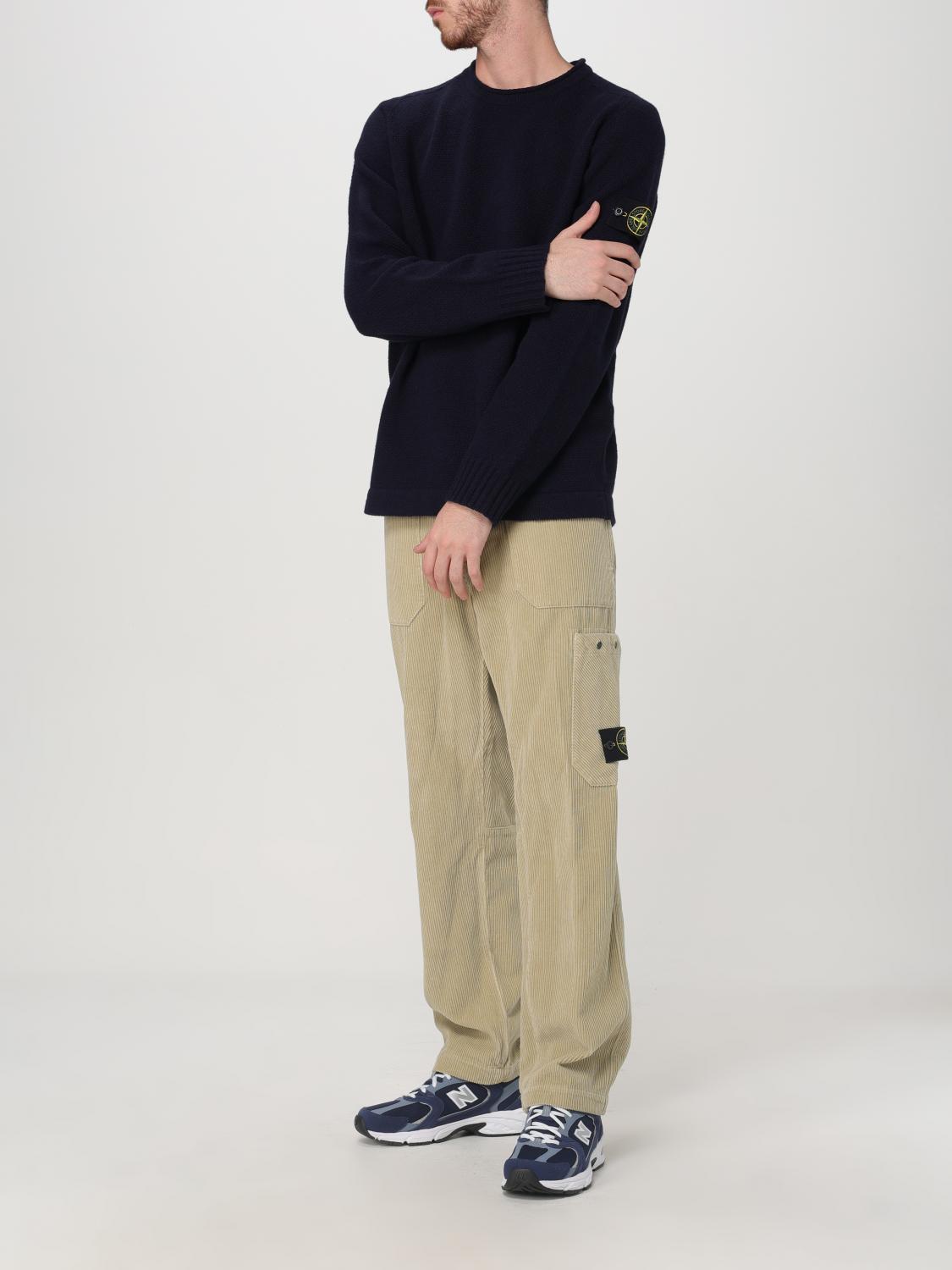 STONE ISLAND JERSEY: Sudadera hombre Stone Island, Azul Oscuro - Img 2