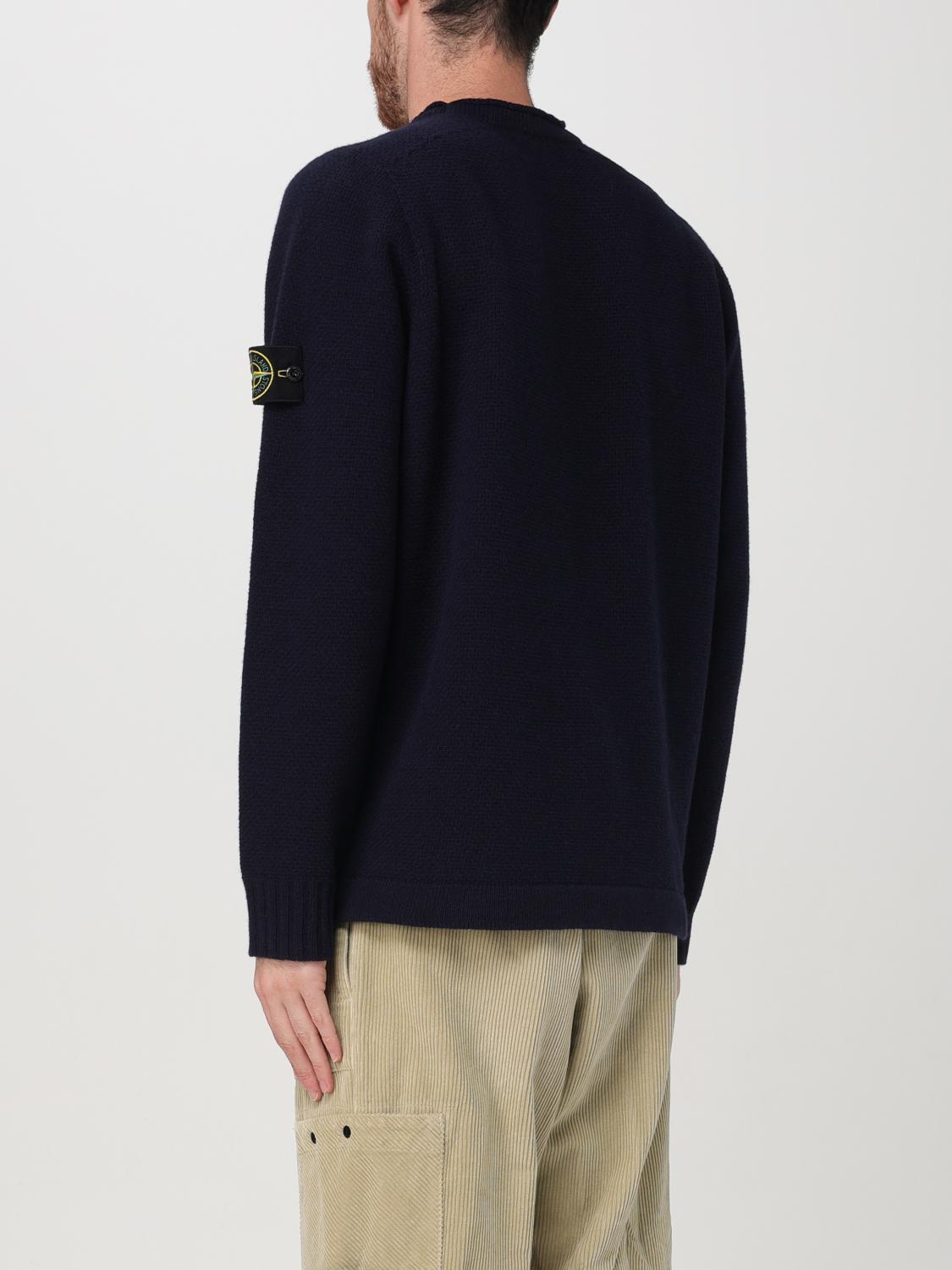 STONE ISLAND JERSEY: Sudadera hombre Stone Island, Azul Oscuro - Img 3