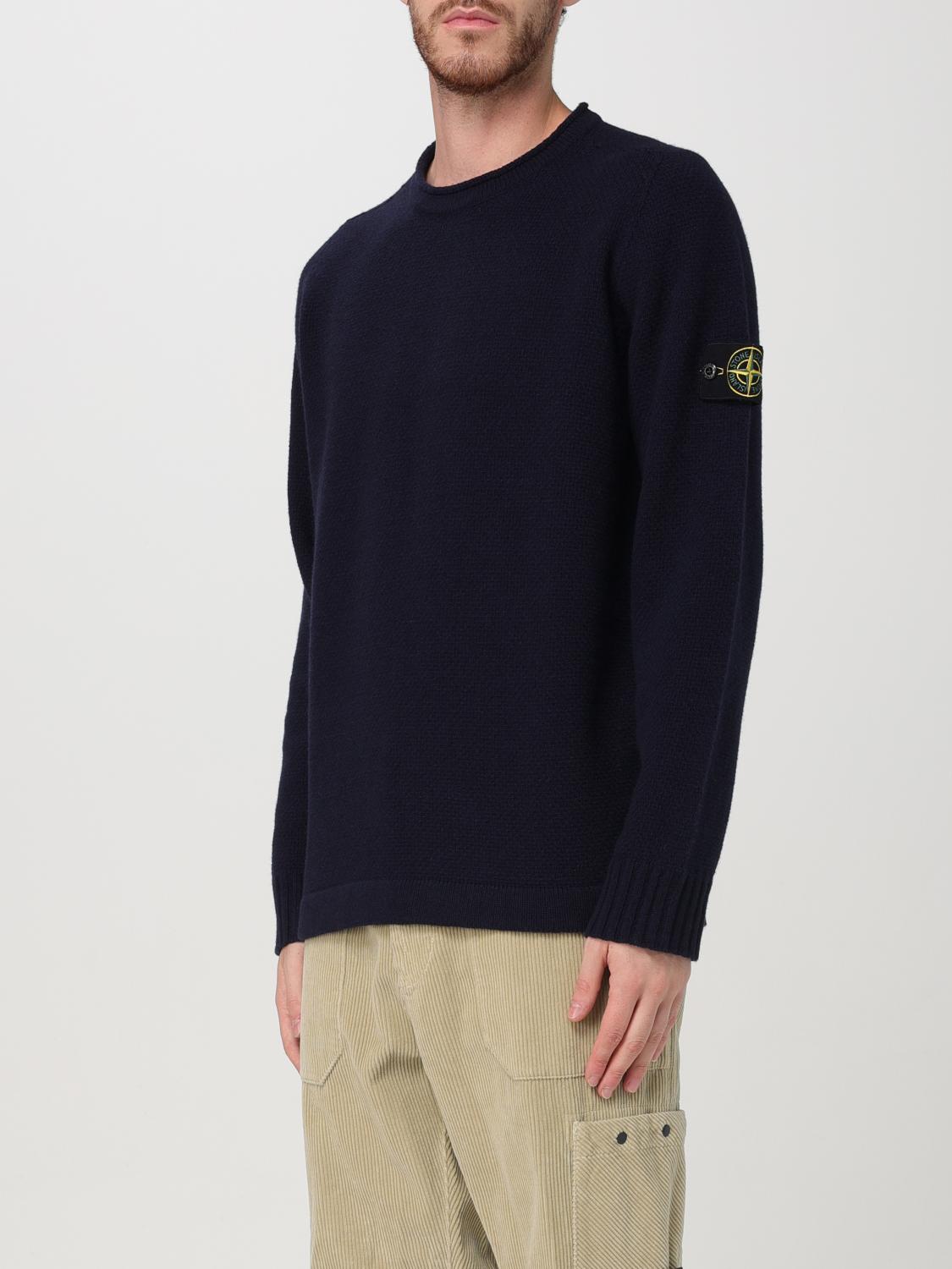 STONE ISLAND JERSEY: Sudadera hombre Stone Island, Azul Oscuro - Img 4
