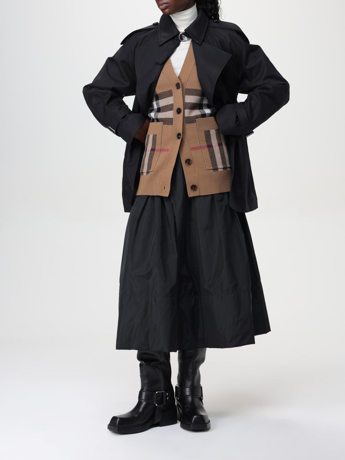 BURBERRY CHAQUETA: Chaqueta mujer Burberry, Negro - Img 2